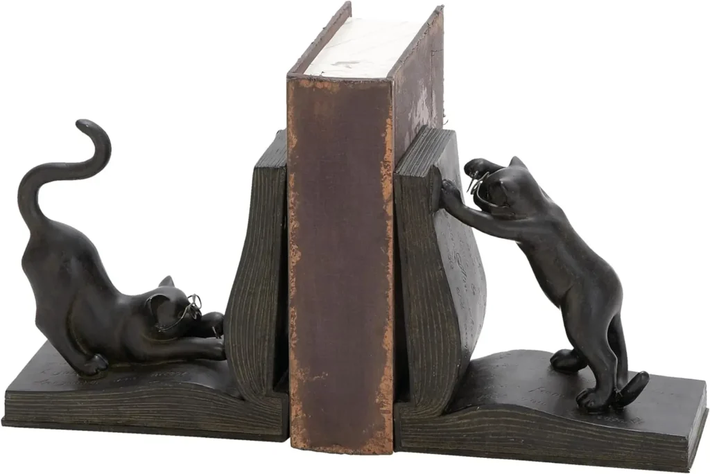 great cat gifts idea with cat bookends