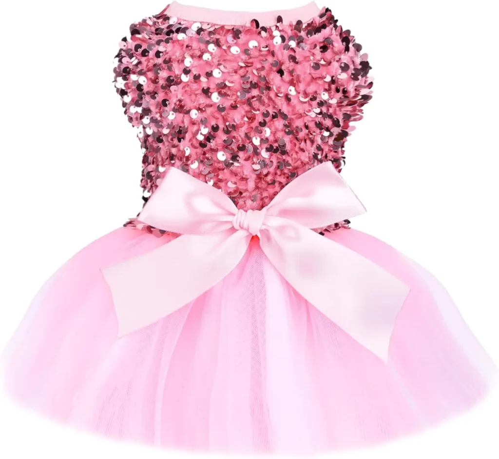 pink cute Dresses for Cats