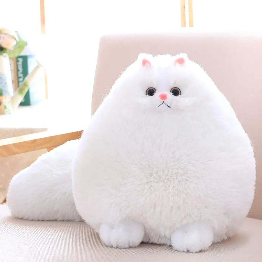 white cute stuffed cat gifts