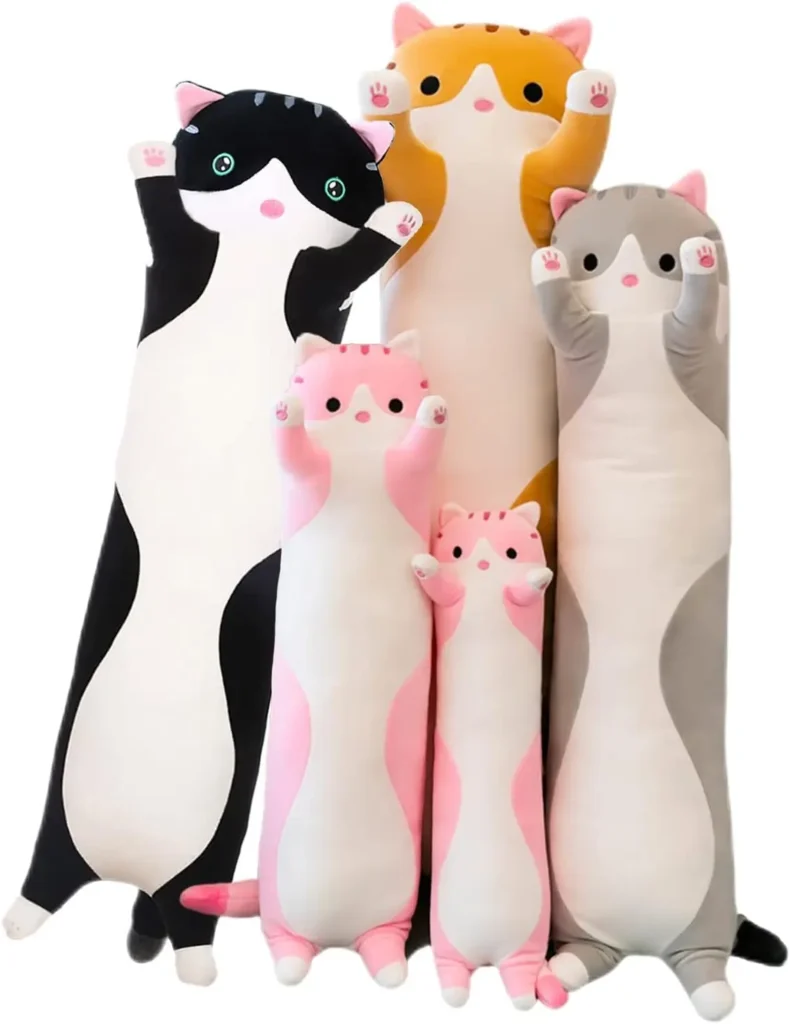 long cat plush pillows great cat gifts