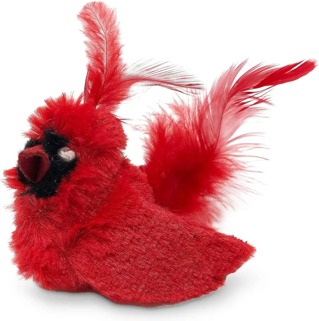 red funny cat toy on amazon