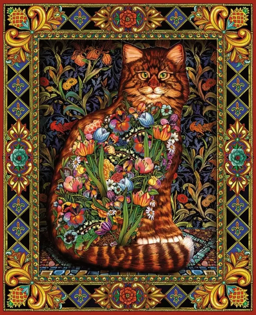 cool cat gift jigsaw puzzle