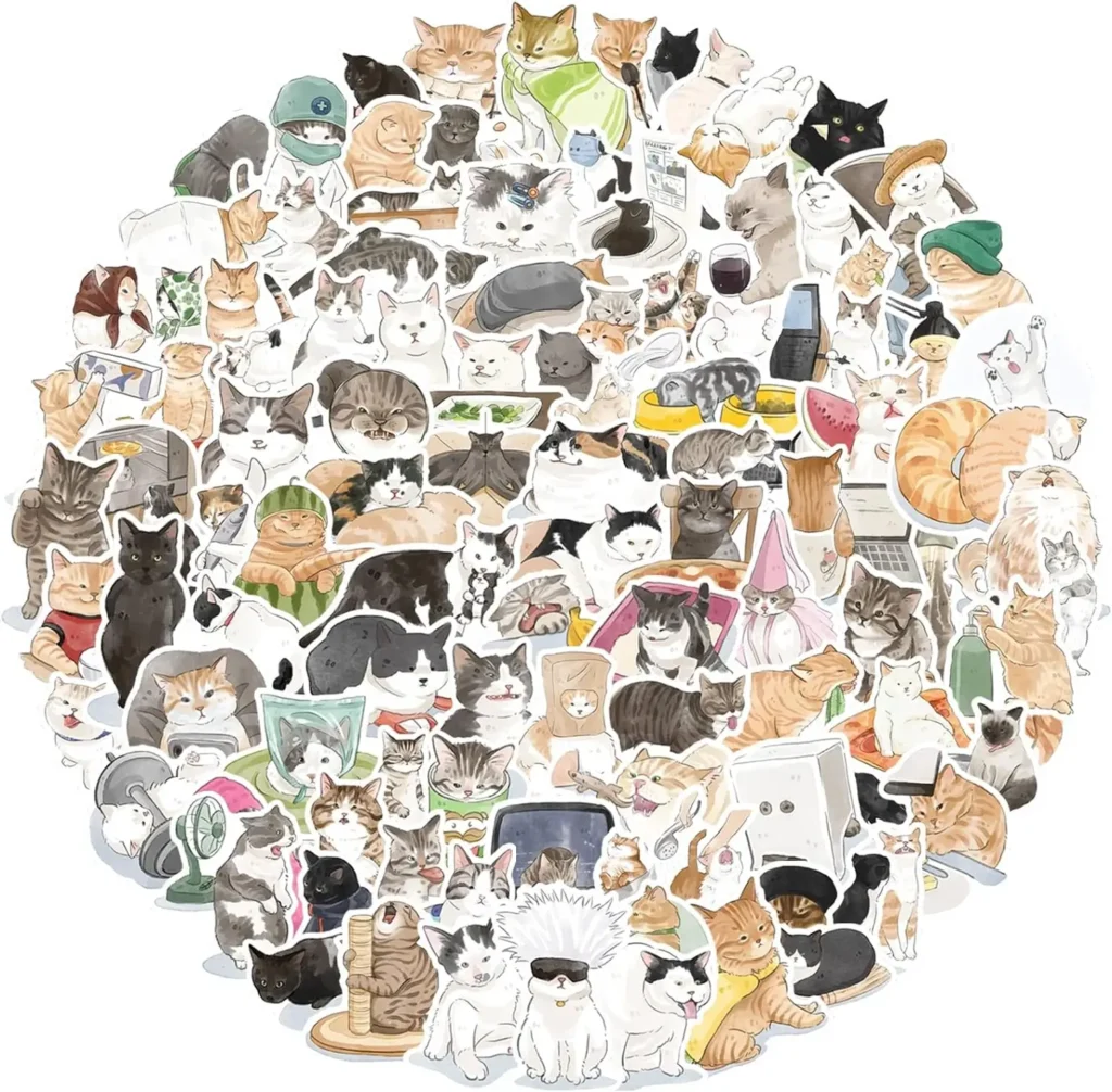 best cat sticker gift