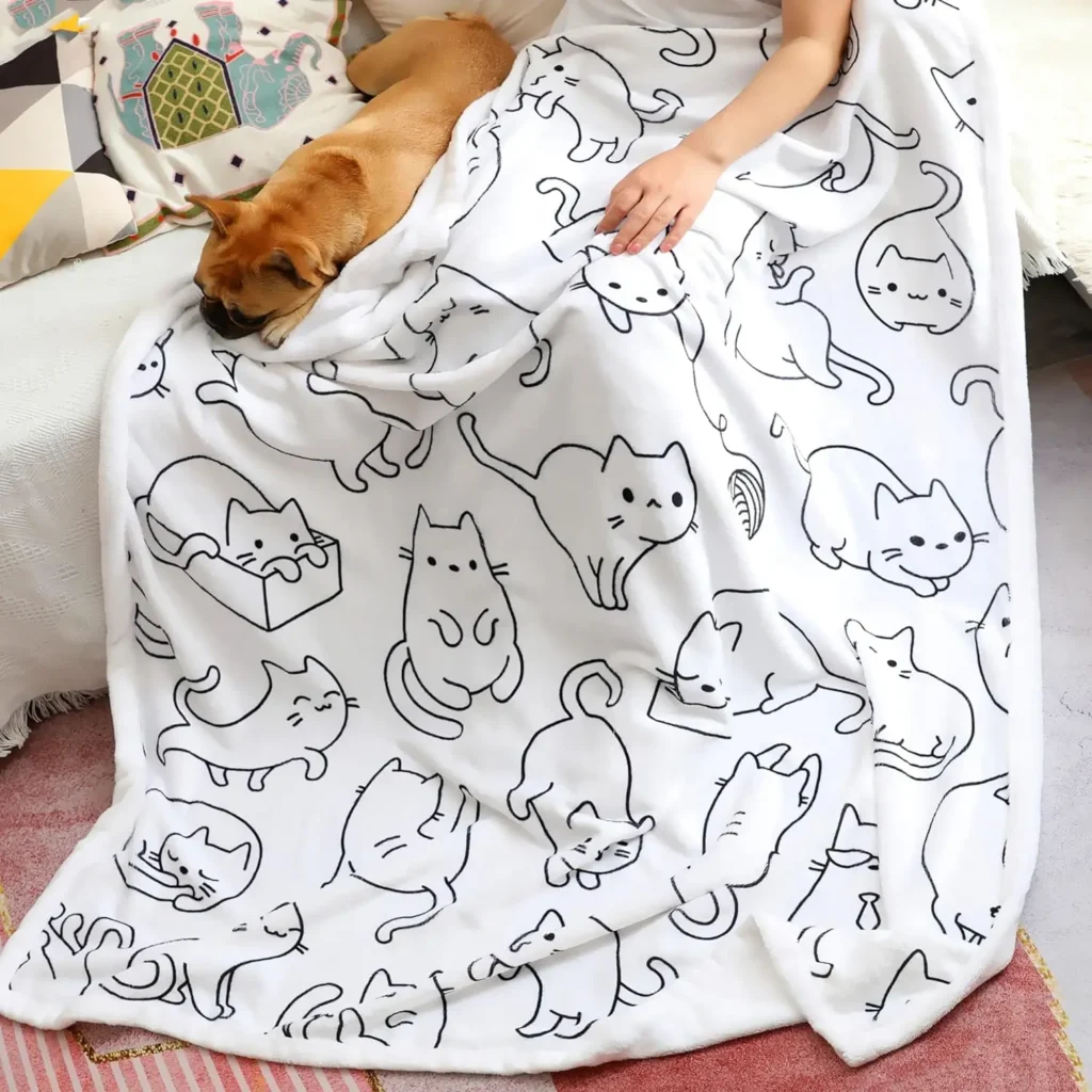 cat blanket for cat lover gifts