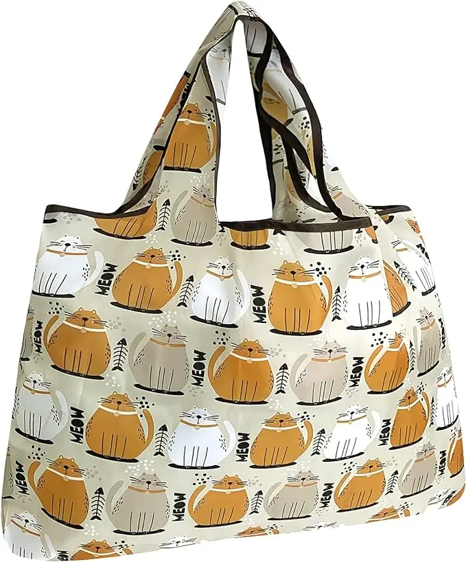 cat gift idea grocery bag