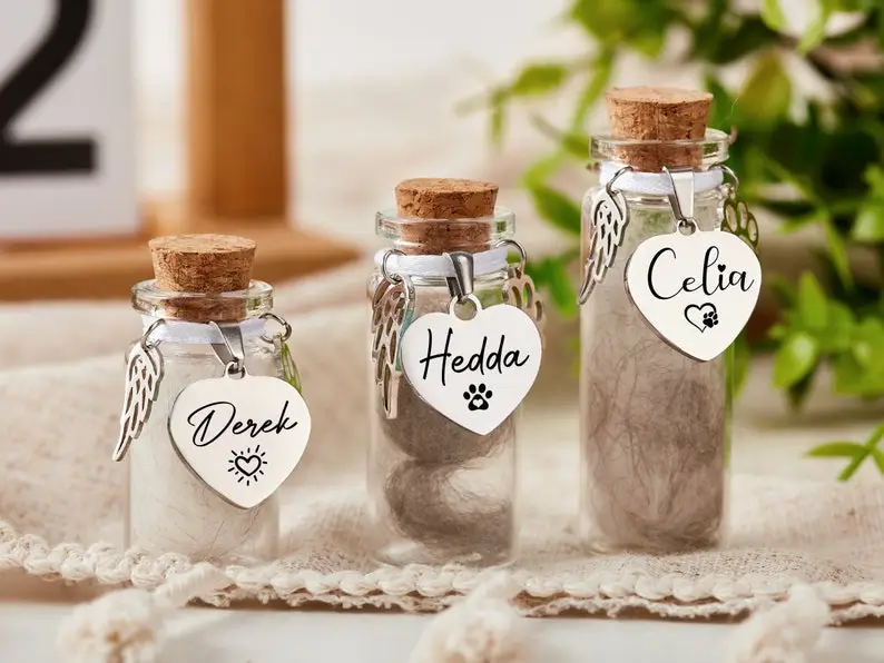 cat fur jar Personalized Cat Gifts for Cat Lovers