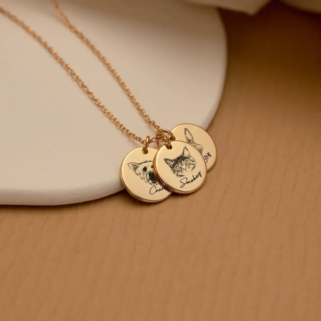 personalized cat necklace